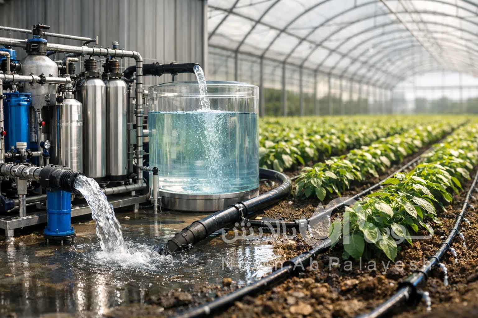 راهنمای تصفیه آب گلخانه با آب چاه شور؛ راهکار نوین آب پالایش