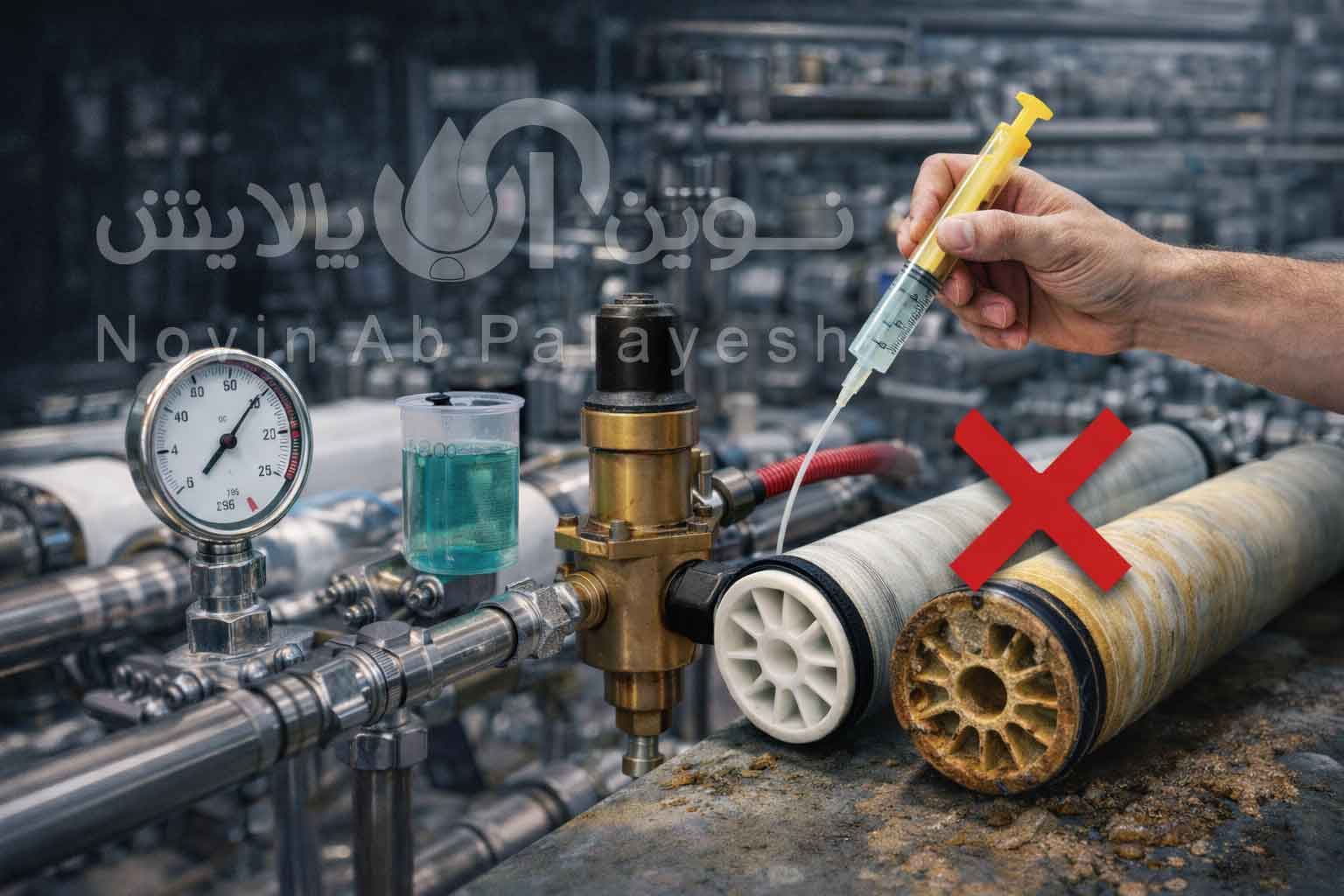 تزریق اشتباه آنتی اسکالانت