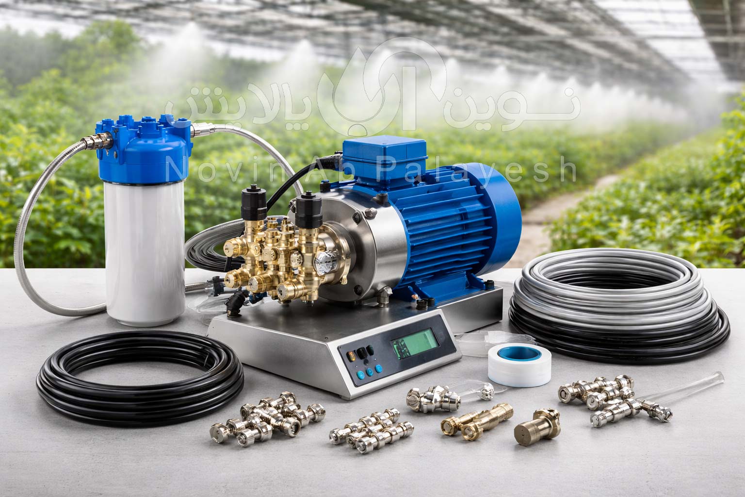 دستگاه مه پاش | قیمت، خرید، نصب و اجرای مه پاش صنعتی و گلخانه‌ای