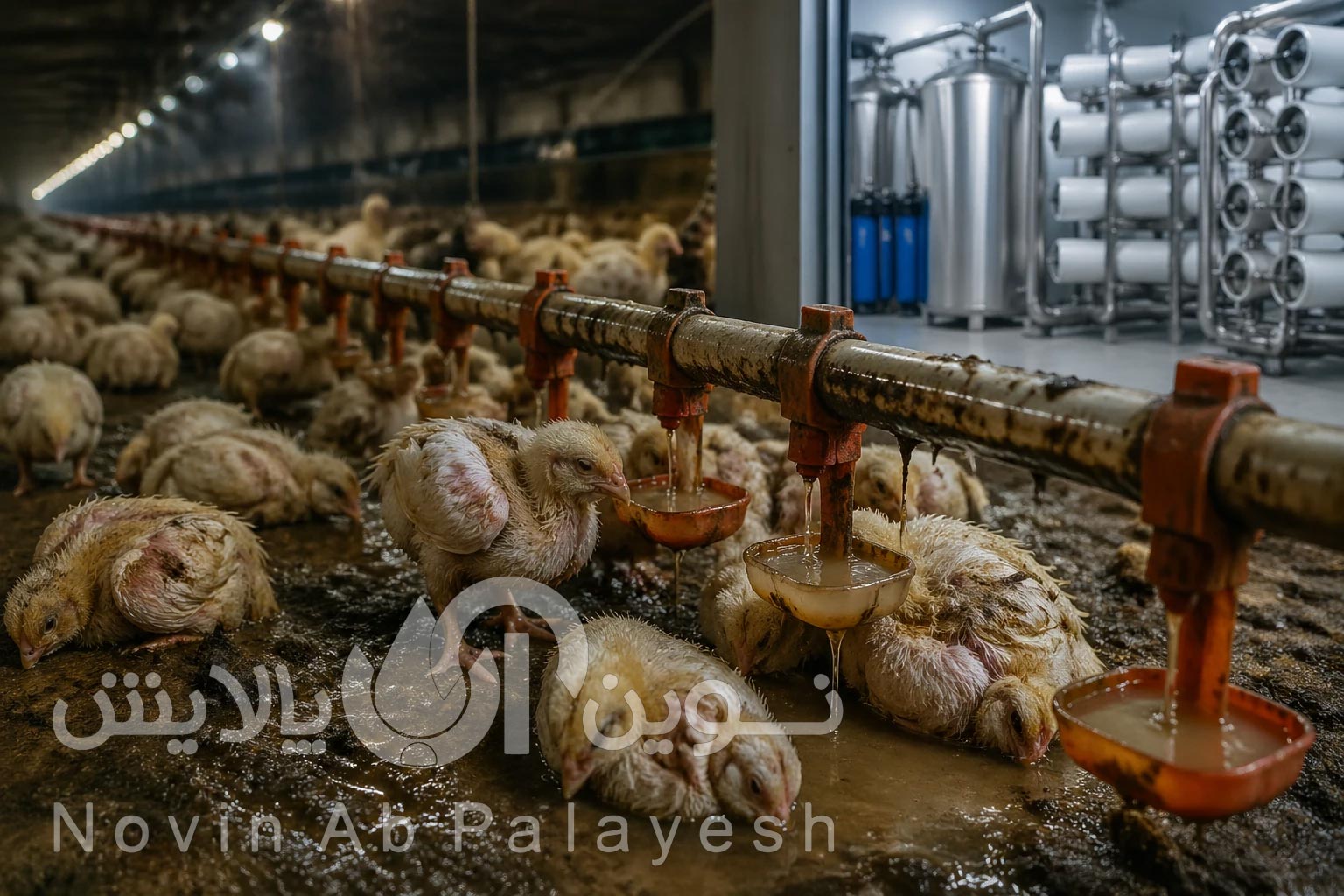 تصفیه آب صنعتی مرغداری