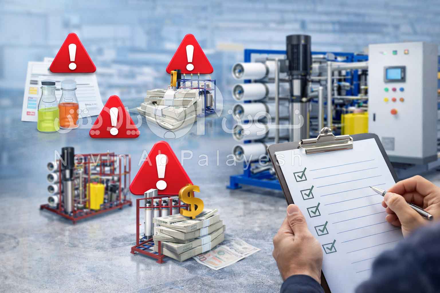 اشتباهات رایج در خرید دستگاه تصفیه آب صنعتی