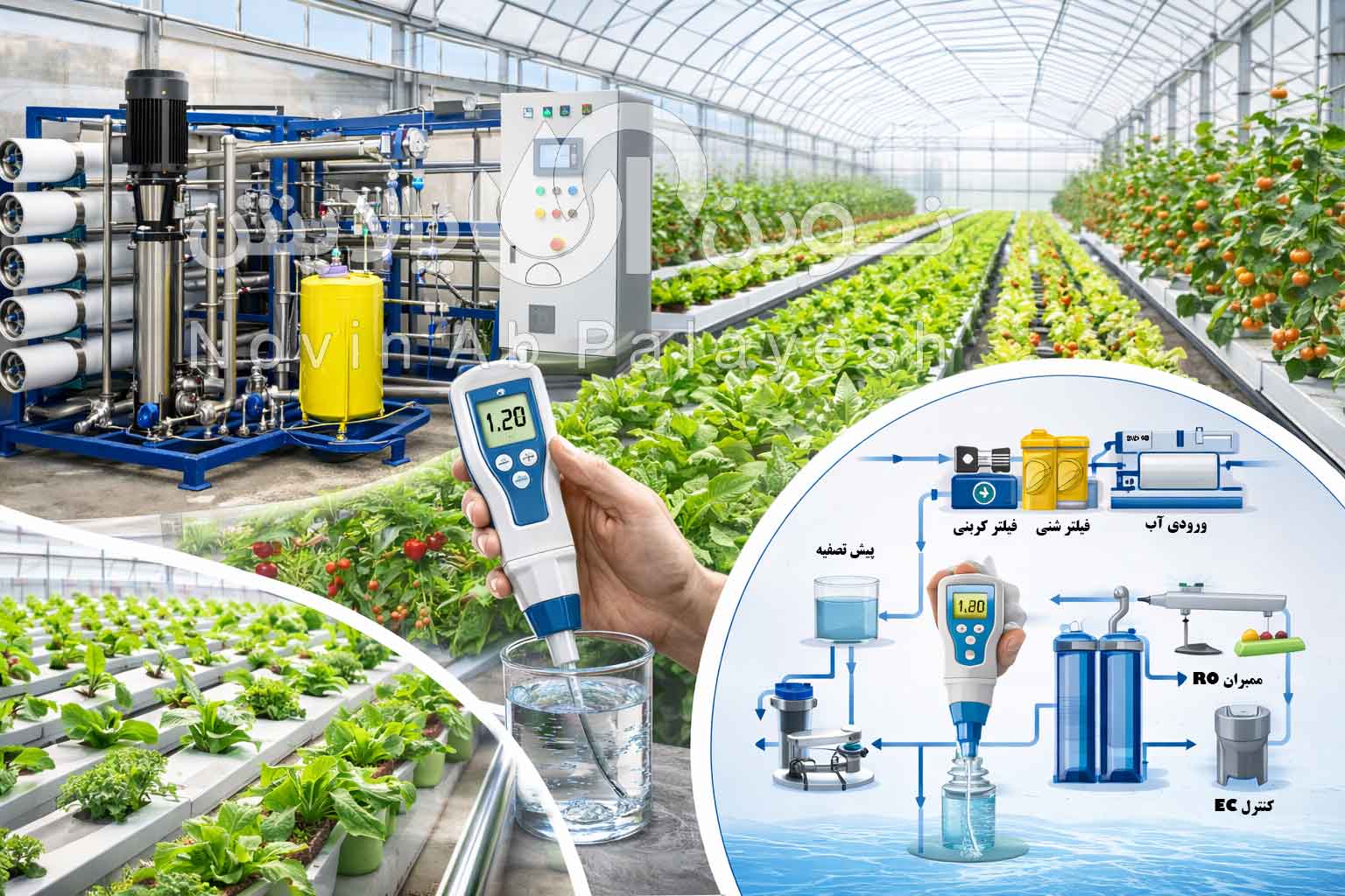 تصفیه آب گلخانه | راهنمای تخصصی افزایش عملکرد محصول