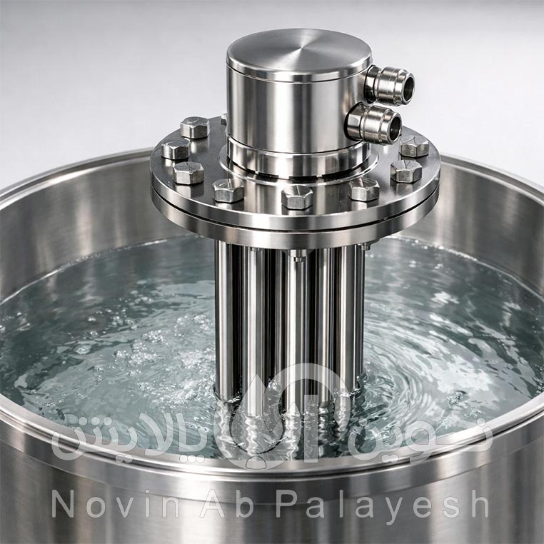 هیتر / المنت گرمایشی (برای رساندن دمای اسید و قلیا به بهترین نقطه واکنش، معمولاً 30 تا 35 درجه )