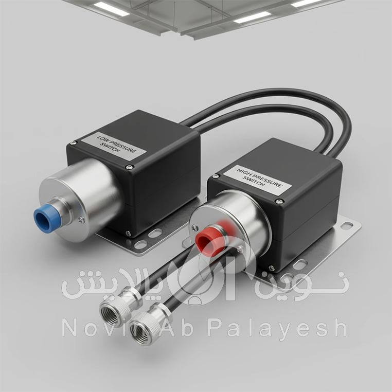 سوئیچ‌های فشار پایین و بالا (Low/High Pressure Switches)