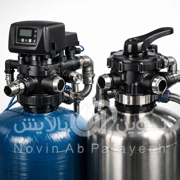 شیرهای اتوماتیک و نیمه‌اتوماتیک (Multi-port Valves): مغز متفکر شستشو