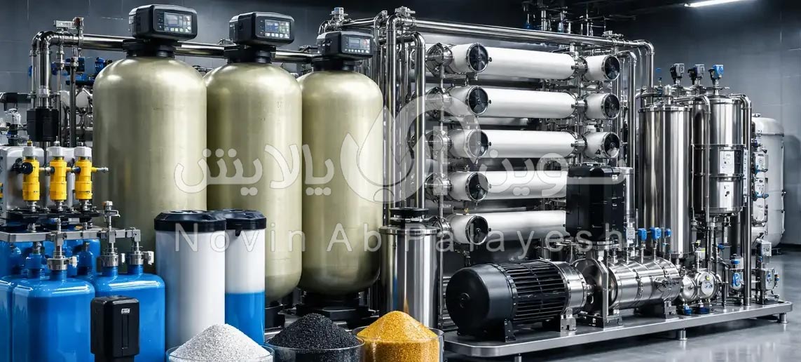 فروش قطعات اورجینال تصفیه آب صنعتی