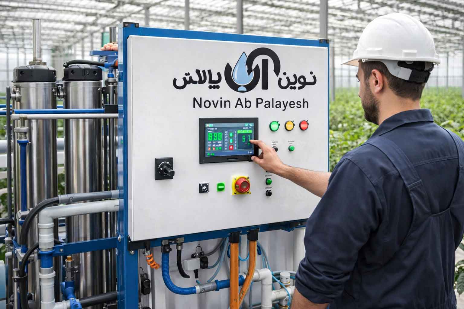 خرید دستگاه تصفیه آب صنعتی 75 متر مکعب از نوین آب پالایش
